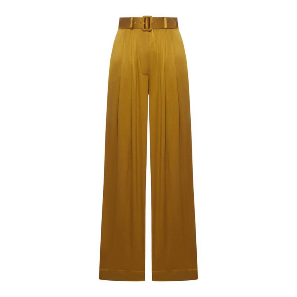Zimmermann Women Wide Leg Seta Pantaloni